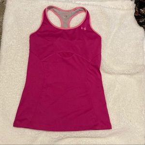 Under armour heat gear racer back tank top
